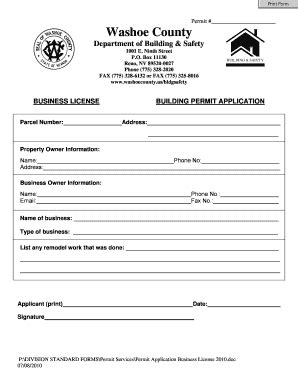 business license washoe county